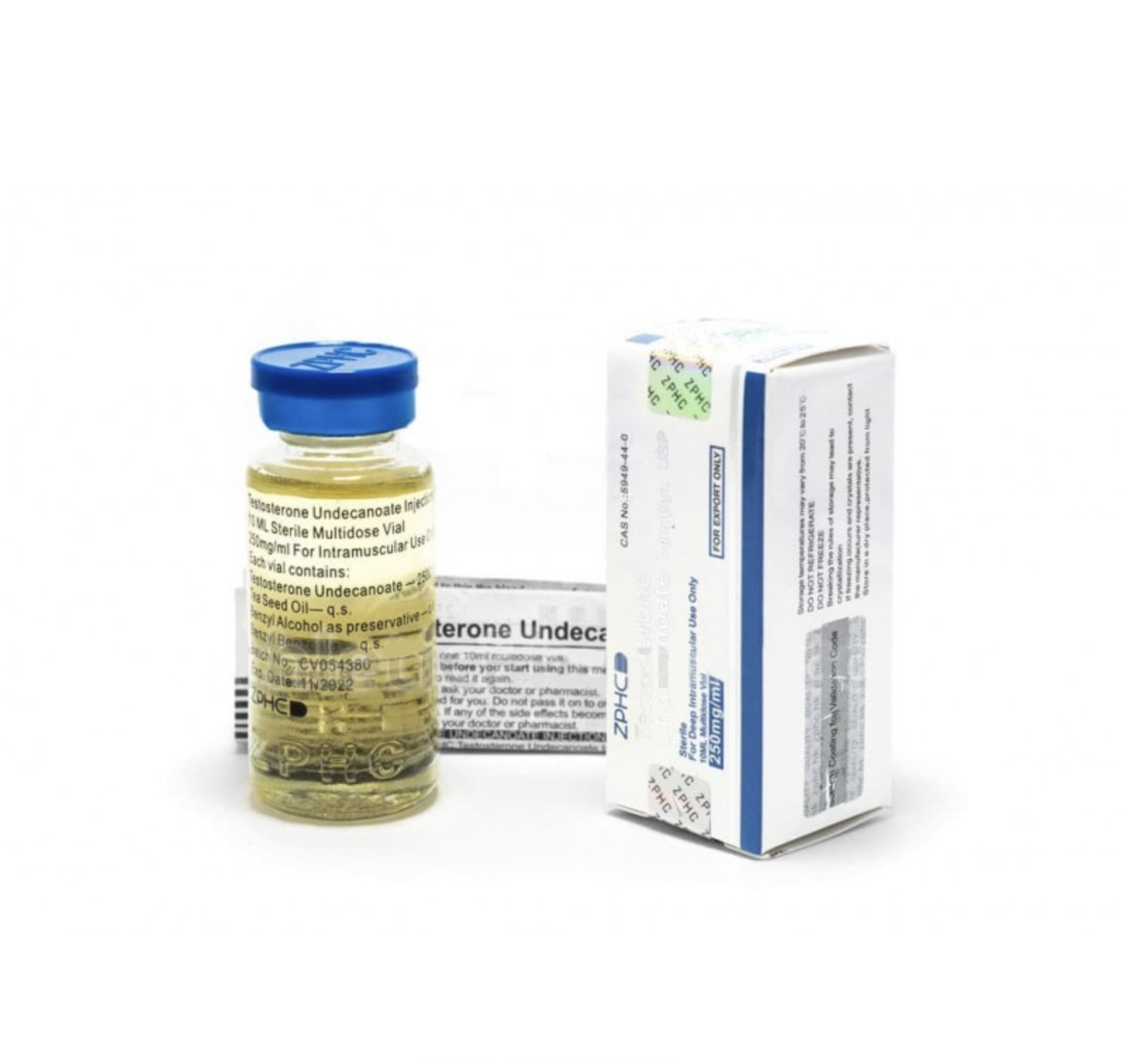 Testosterone Undecanoate ZPHC — 250 mg/ml (10 ml)