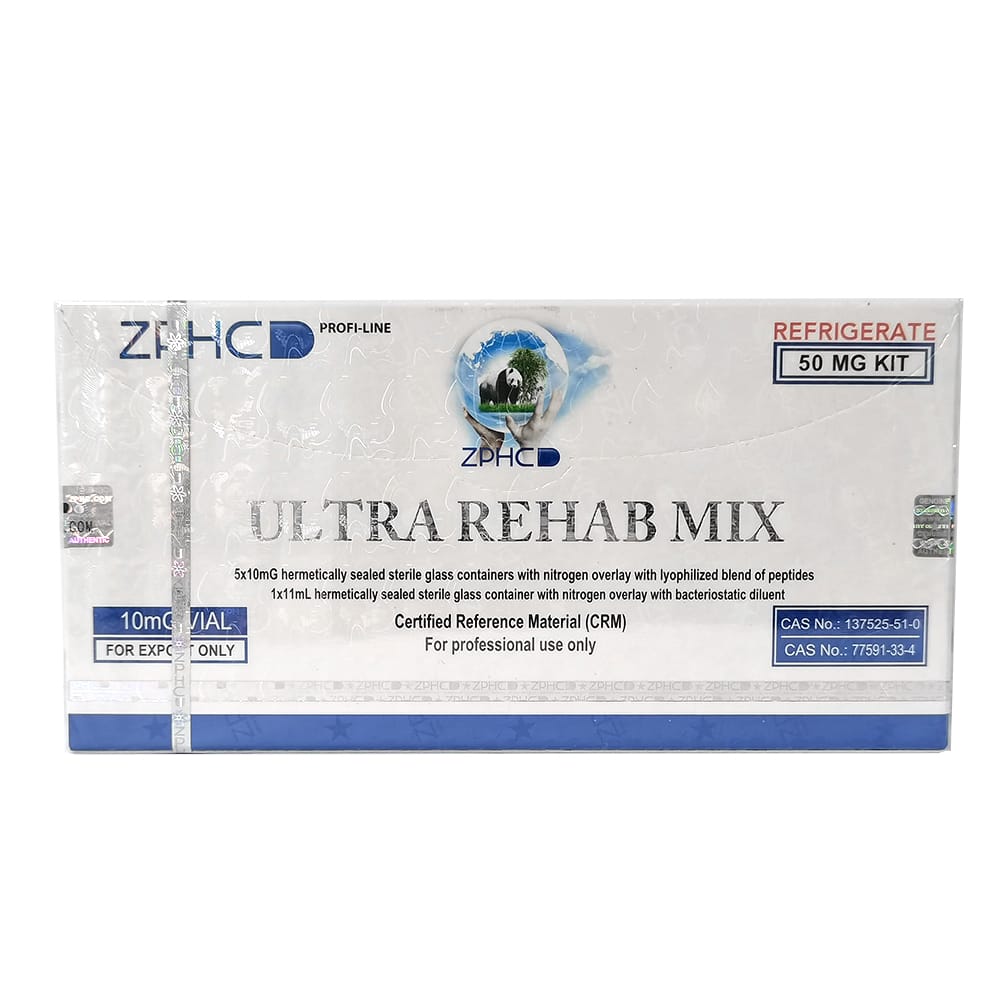 Ultra Rehab Mix ZPHC — 50 mg (BPC-157 5 mg + TB-500 5 mg) — 5 vials × 10 mg Ultra Rehab Mix for sale online